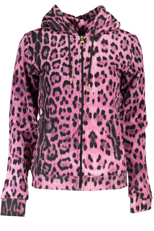 cavalli class felpa con zip donna