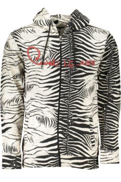 cavalli class felpa con zip uomo