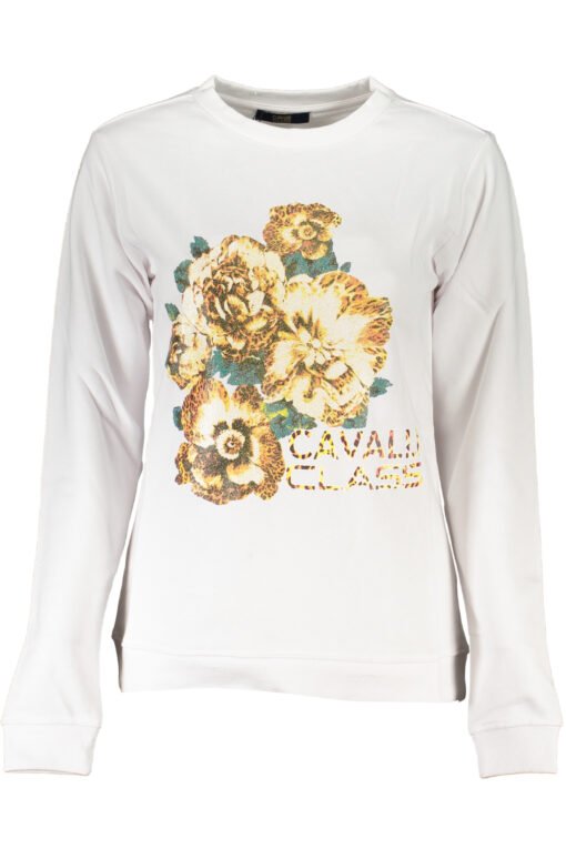 cavalli class felpa senza zip donna