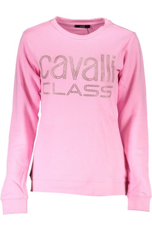 cavalli class felpa senza zip donna