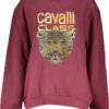 cavalli class felpa senza zip donna