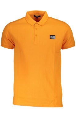 cavalli class polo maniche corte uomo arancio