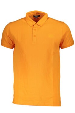 cavalli class polo maniche corte uomo arancio