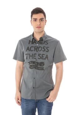 costume national camicia maniche corte uomo