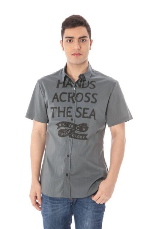 costume national camicia maniche corte uomo