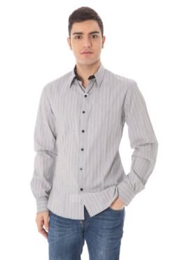costume national camicia maniche lunghe uomo