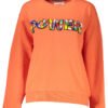 desigual felpa senza zip donna arancio