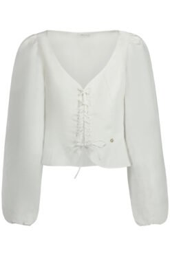 guess jeans camicia maniche lunghe donna