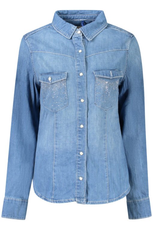 guess jeans camicia maniche lunghe donna