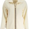k-way felpa con zip donna