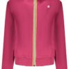 k-way felpa con zip donna