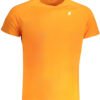 k-way t-shirt maniche corte uomo arancio