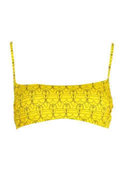 karl lagerfeld beachwear costume parte sopra donna