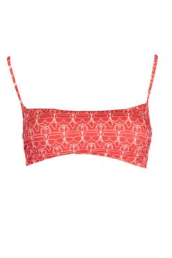 karl lagerfeld beachwear costume parte sopra donna