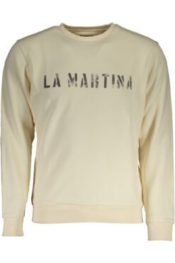 la martina felpa senza zip uomo
