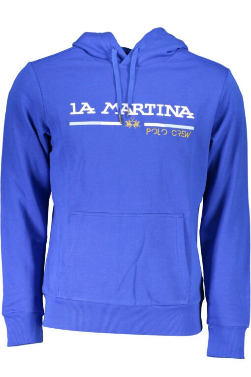 la martina felpa senza zip uomo