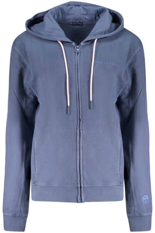 north sails felpa con zip donna