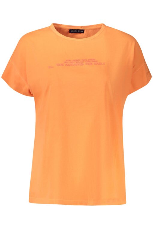 north sails t-shirt maniche corte donna arancio