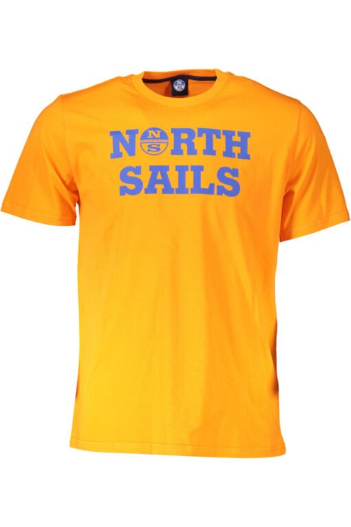 north sails t-shirt maniche corte uomo arancio
