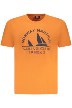norway 1963 t-shirt maniche corte uomo arancio