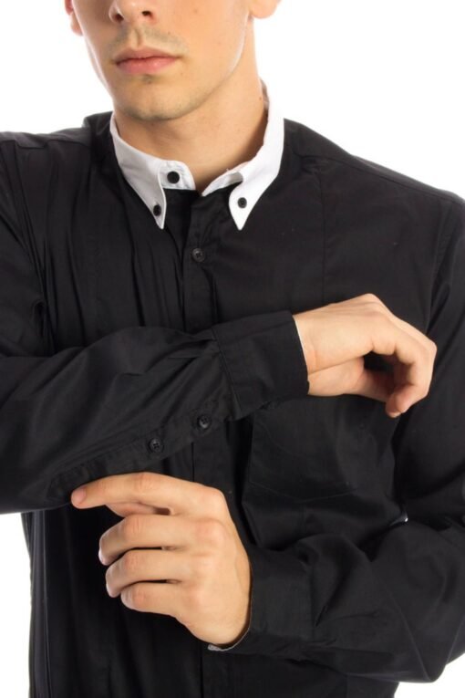 papete camicia maniche lunghe uomo - immagine 3