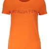 patrizia pepe t-shirt maniche corte donna arancio