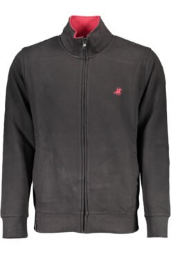 u.s. grand polo felpa con zip uomo