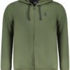 u.s. grand polo felpa con zip uomo