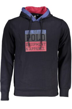 u.s. grand polo felpa senza zip uomo