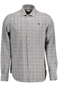 u.s. polo camicia maniche lunghe uomo