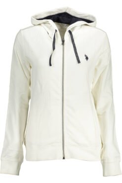 u.s. polo felpa con zip donna