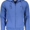 u.s. polo felpa con zip uomo