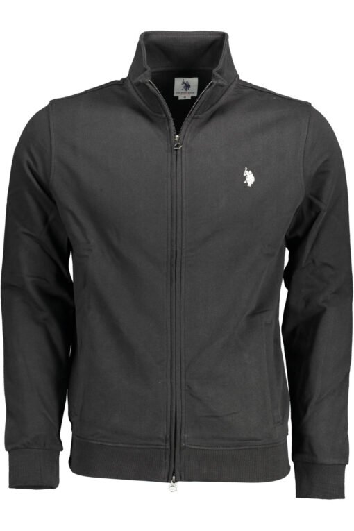u.s. polo felpa con zip uomo