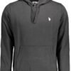 u.s. polo felpa senza zip uomo