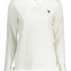 u.s. polo polo maniche lunghe donna