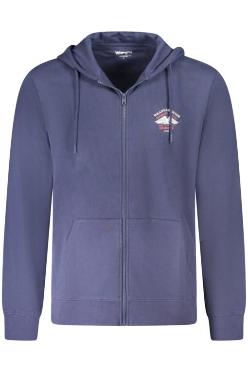 wrangler felpa con zip uomo
