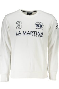 la martina felpa senza zip uomo