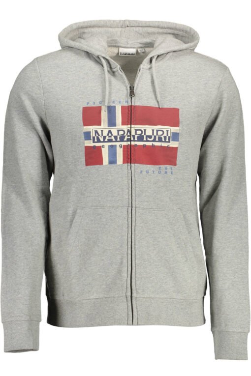 napapijri felpa con zip uomo - immagine 3