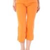 napapijri pantalone pinocchietto donna arancio