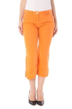 napapijri pantalone pinocchietto donna arancio