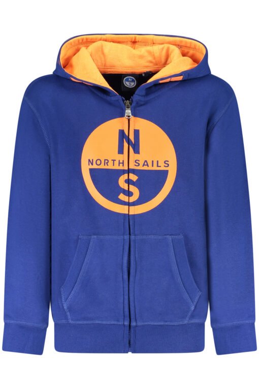 north sails felpa con zip bambino