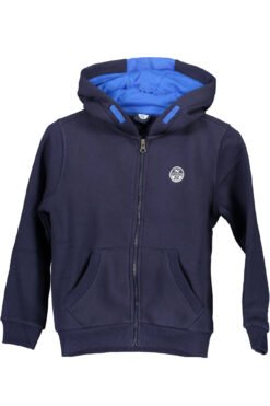 north sails felpa con zip bambino