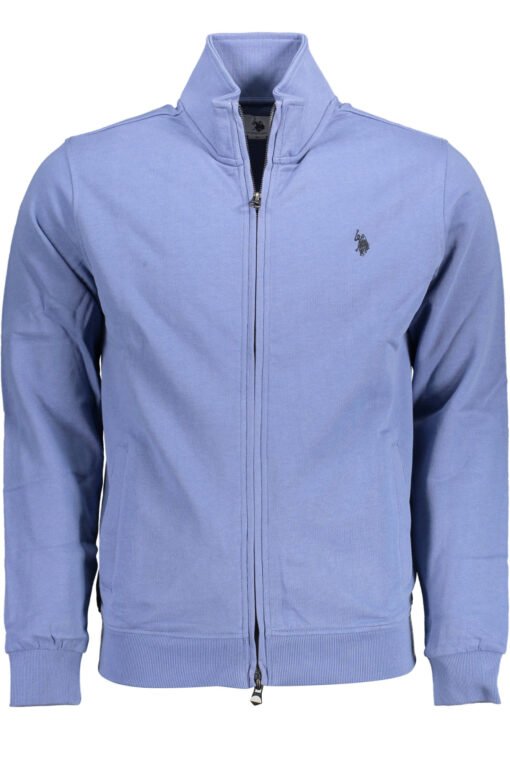 u.s. polo felpa con zip uomo