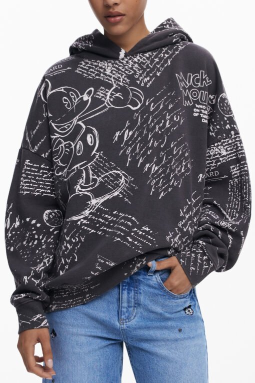desigual felpa senza zip donna