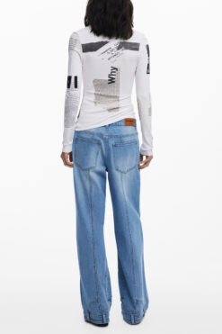 Alternative view of desigual t-shirt maniche lunghe donna