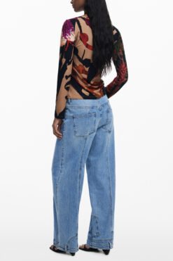 Alternative view of desigual t-shirt maniche lunghe donna