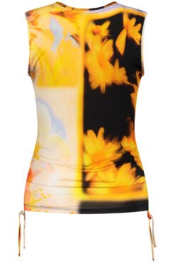 Alternative view of desigual canotta donna arancio