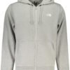 the north face felpa con zip uomo